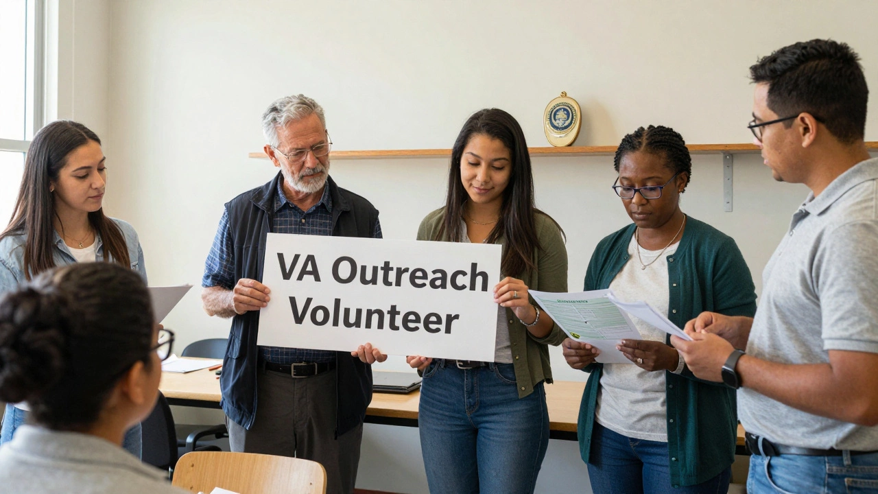 Former federal workers now volunteering and teaching in a community center, finding new purpose.