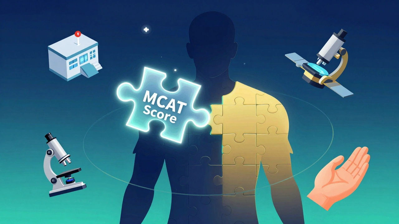 Abstract puzzle representing a holistic medical school application review