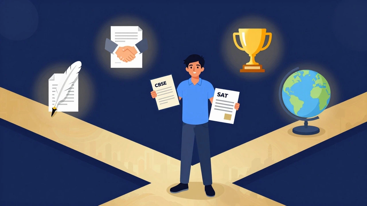 Illustration of holistic college admission factors